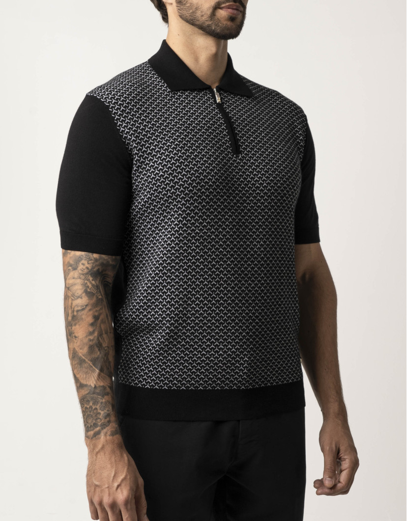 Castello d'Oro Mens Polo T-shirt 100% Cotton image